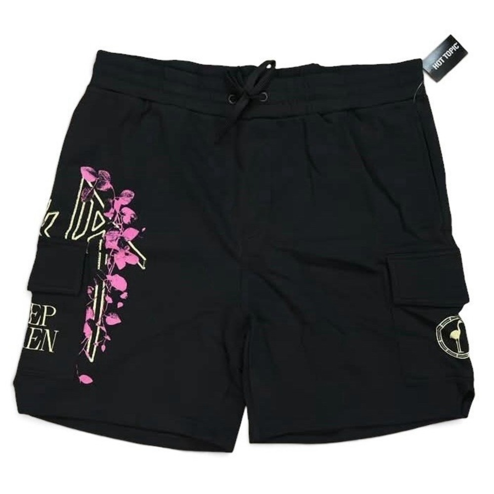 Hot Topic Sleep Token Even In Arcadia Cargo Lounge Shorts Size XL